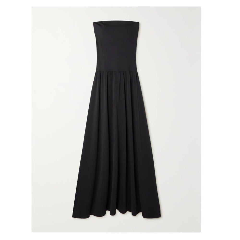 Eres Strapless Black Oda Dress